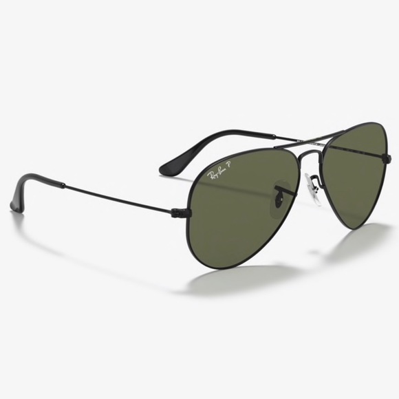 Ray Ban Aviator Classic Black Like New - Picture 1 of 8